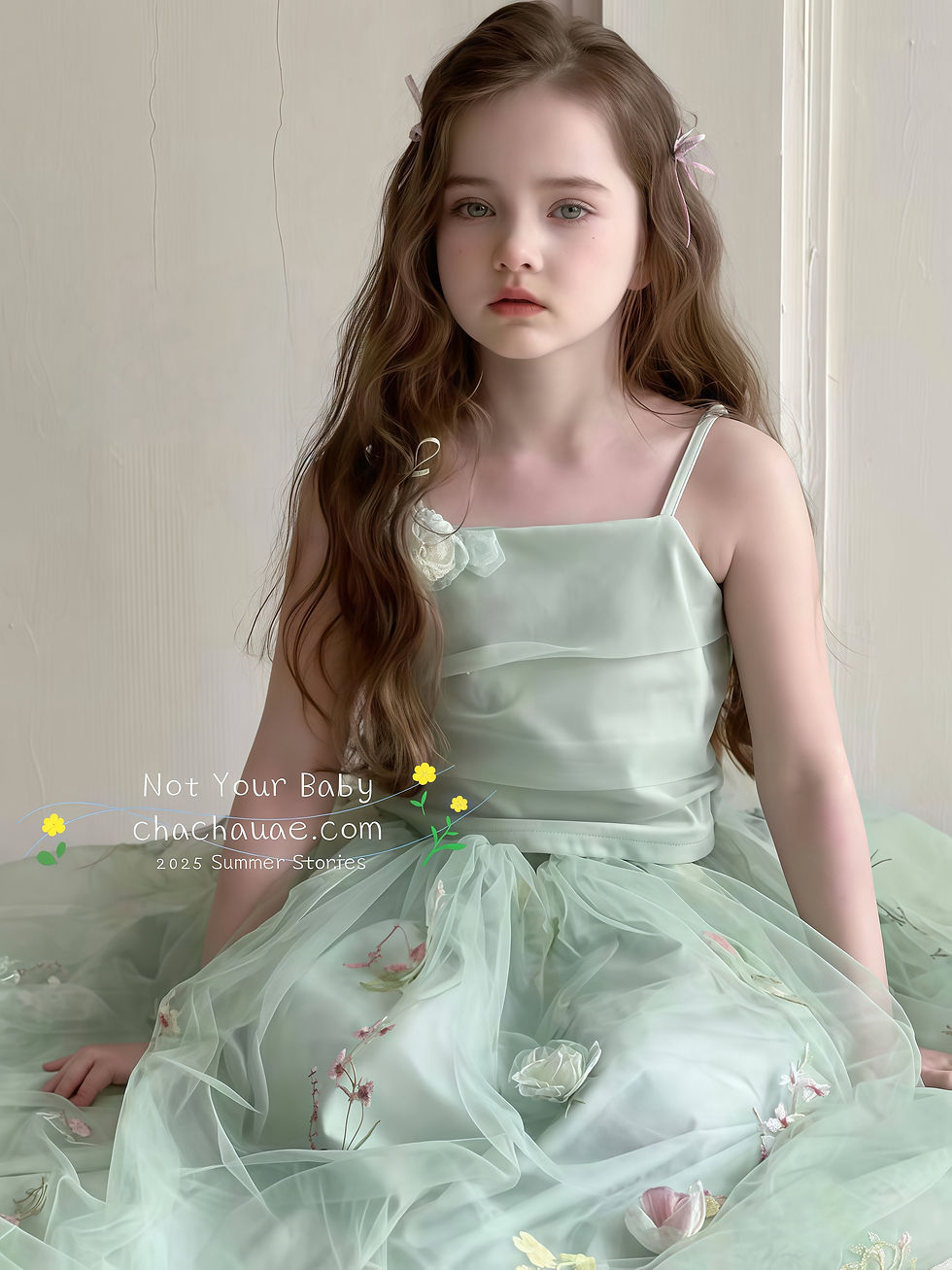 الصورة المصغرة: Emerald Enchantment Princess Vacation Summer Dress