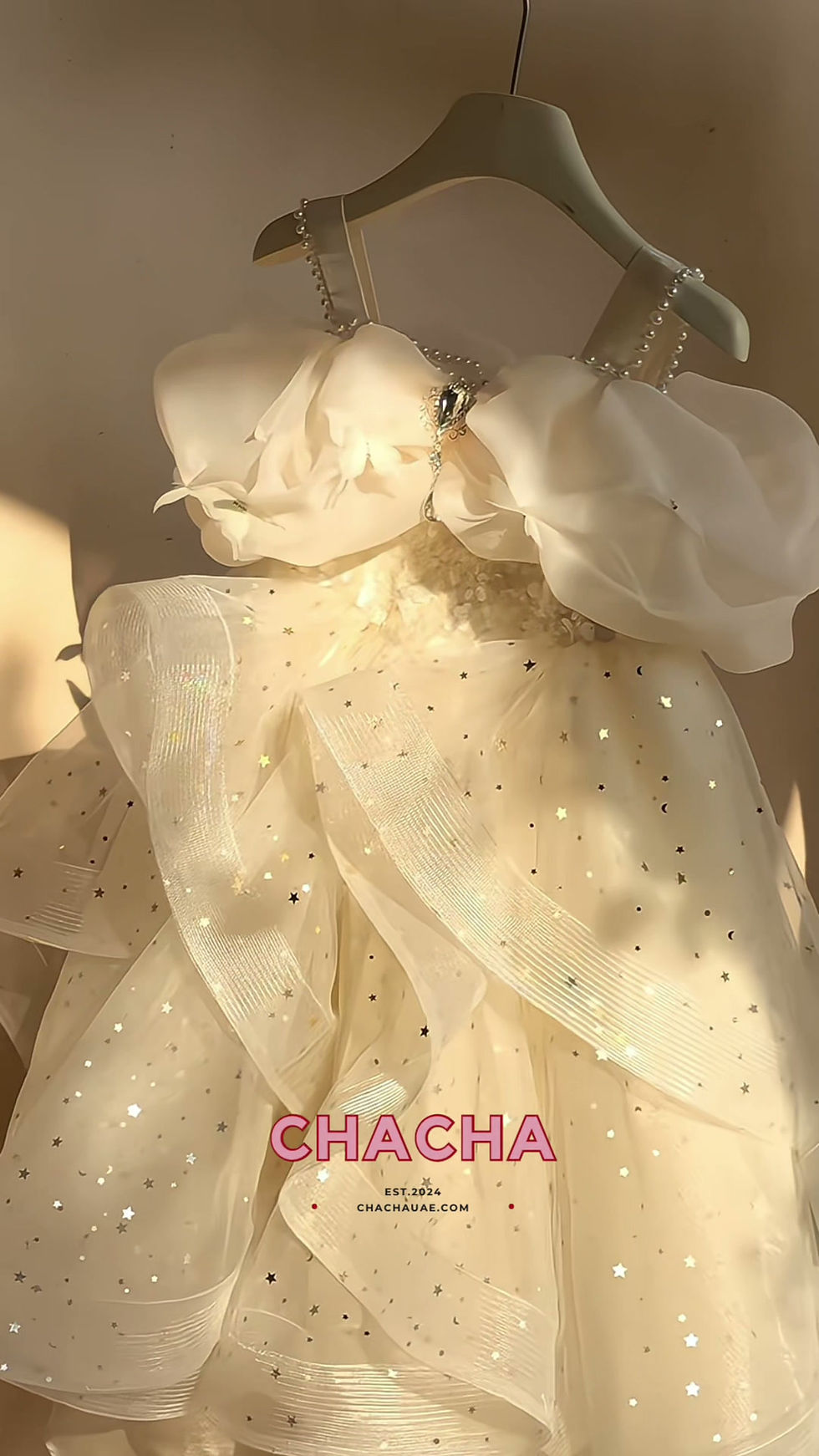 Thumbnail: Starlace Bridal Girl Spring Summer Dress Gown(Hair Acc Not Included)