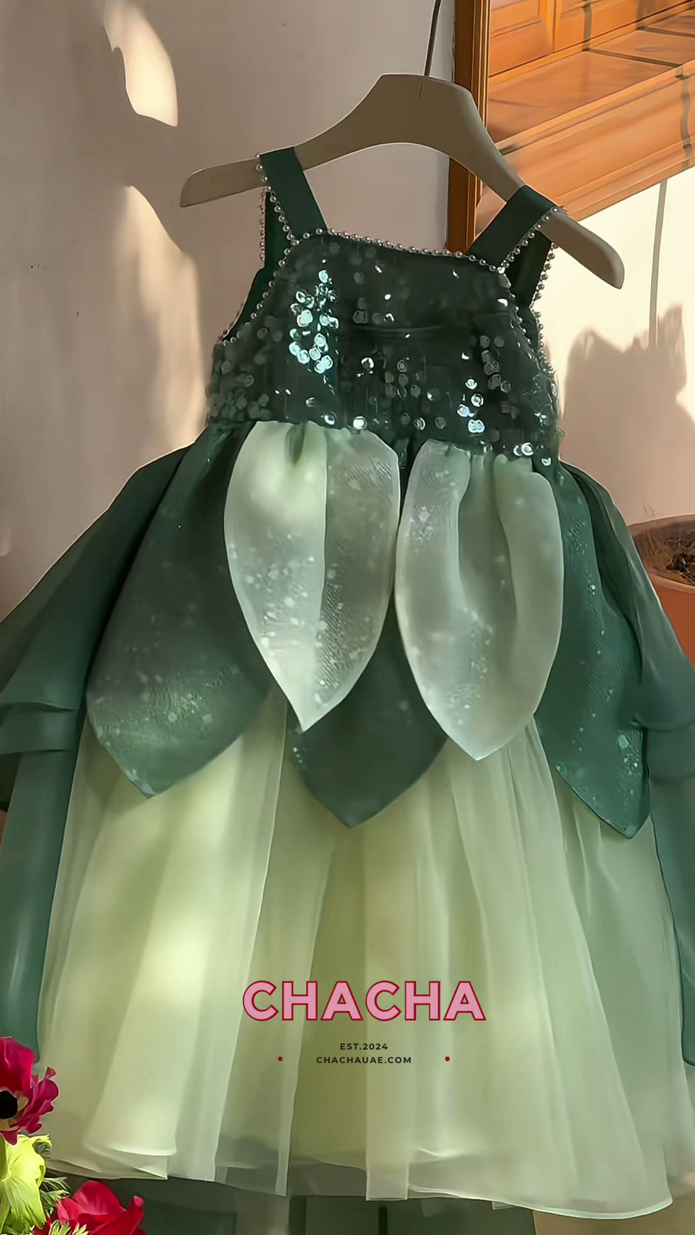 Thumbnail: Petalwing Fairy Girl Spring Summer Dress Gown