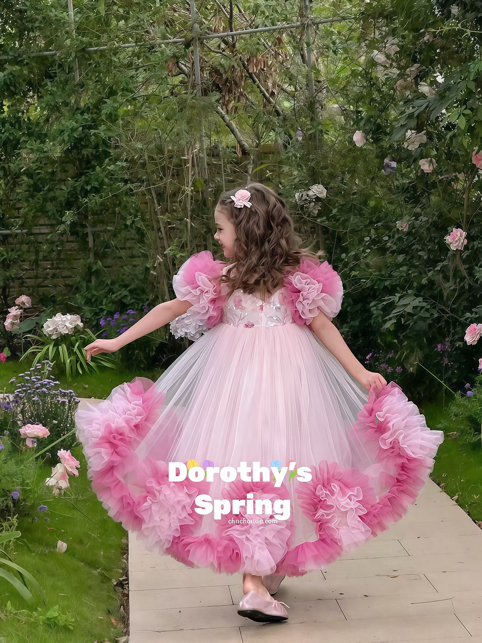 Thumbnail: Rosé Éclatante Princess Birthday Dress