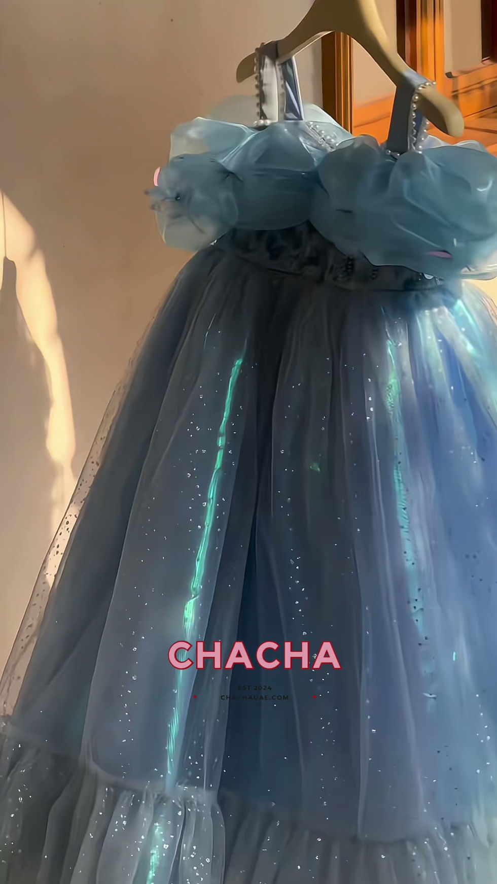 الصورة المصغرة: Tidelight Blue Girl Spring Summer Birthday Dress