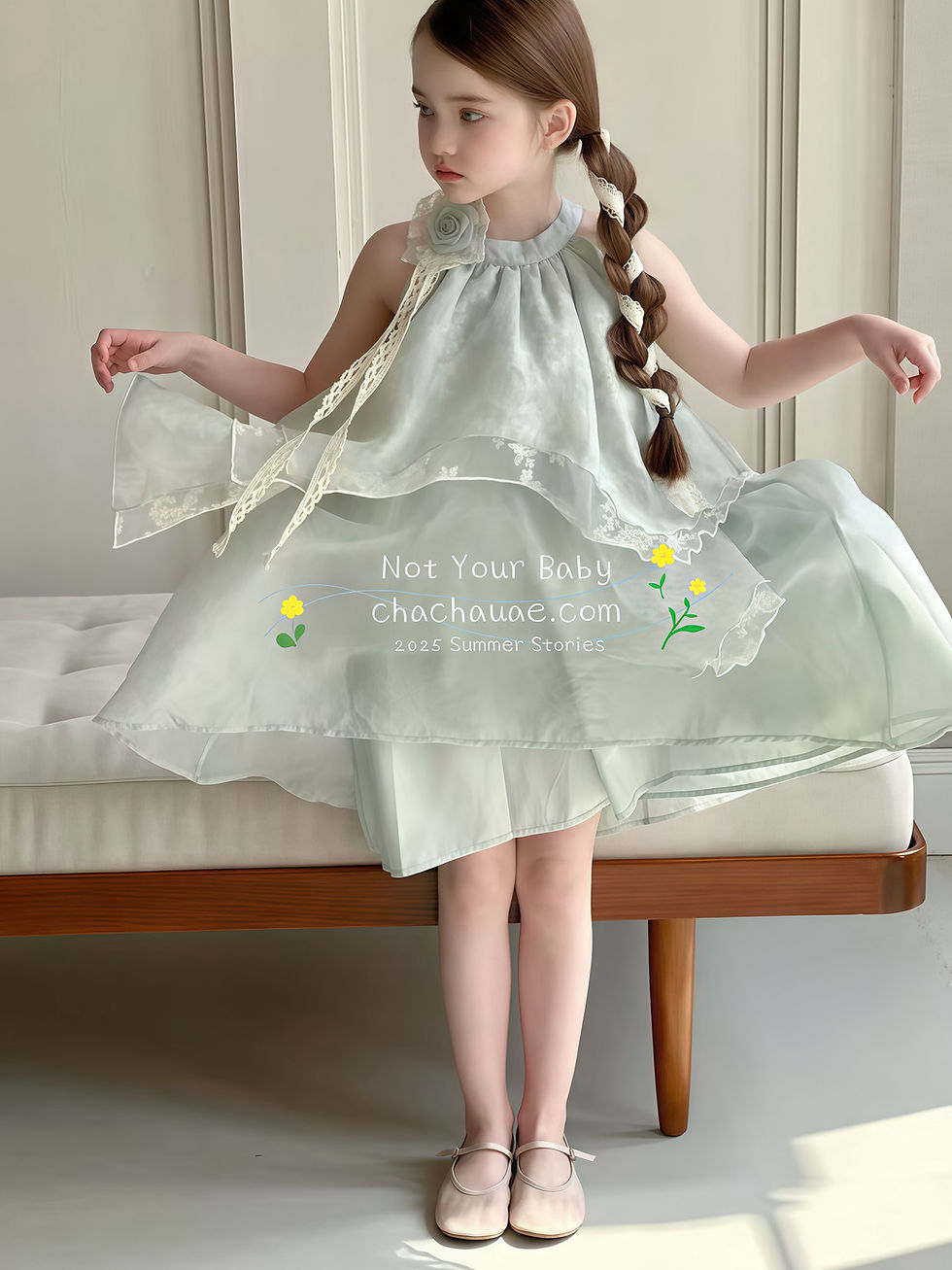 Thumbnail: MINTED SERENITY Princess Vacation Summer Dress