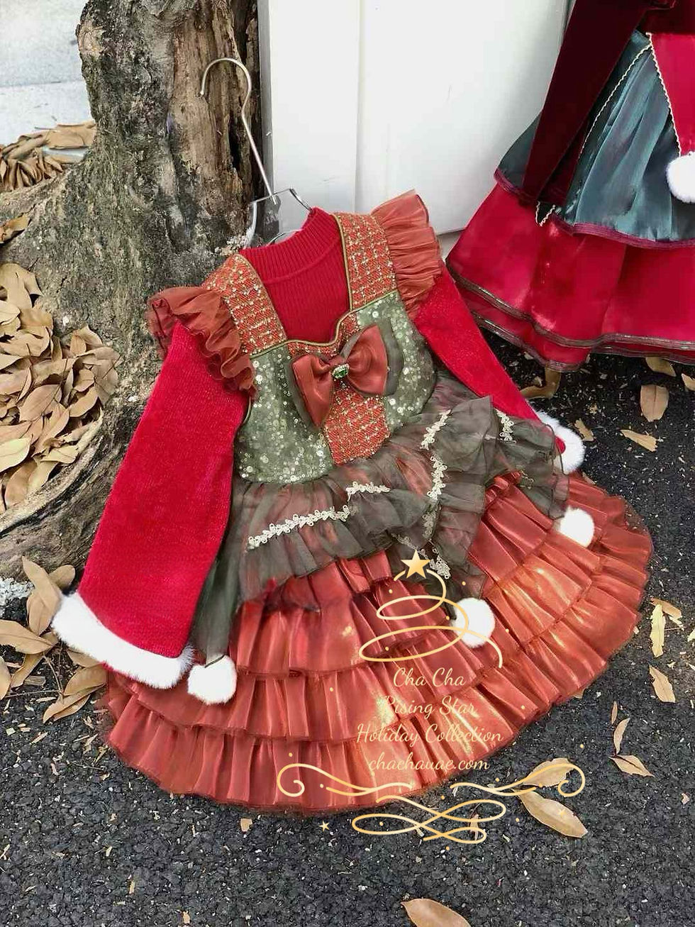 Thumbnail: Gingerbread Christmas Princess Dress
