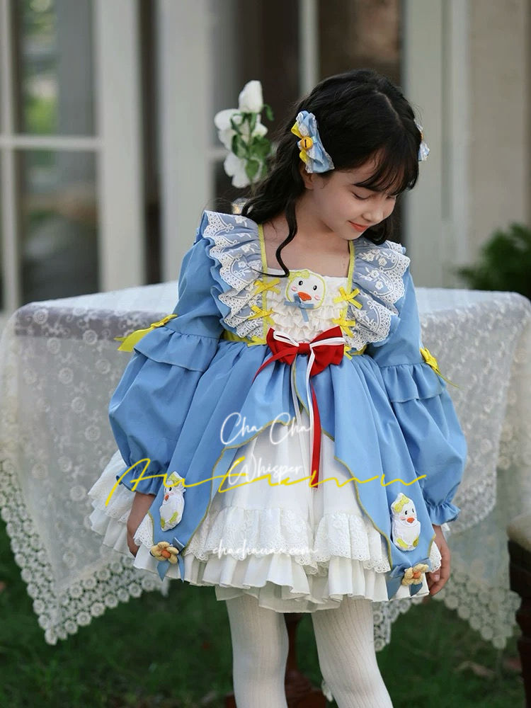 Thumbnail: Blue Duck Princess Birthday Party Dress🦆💙