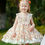Thumbnail: Orange Romantic Floral Birthday Party Dress