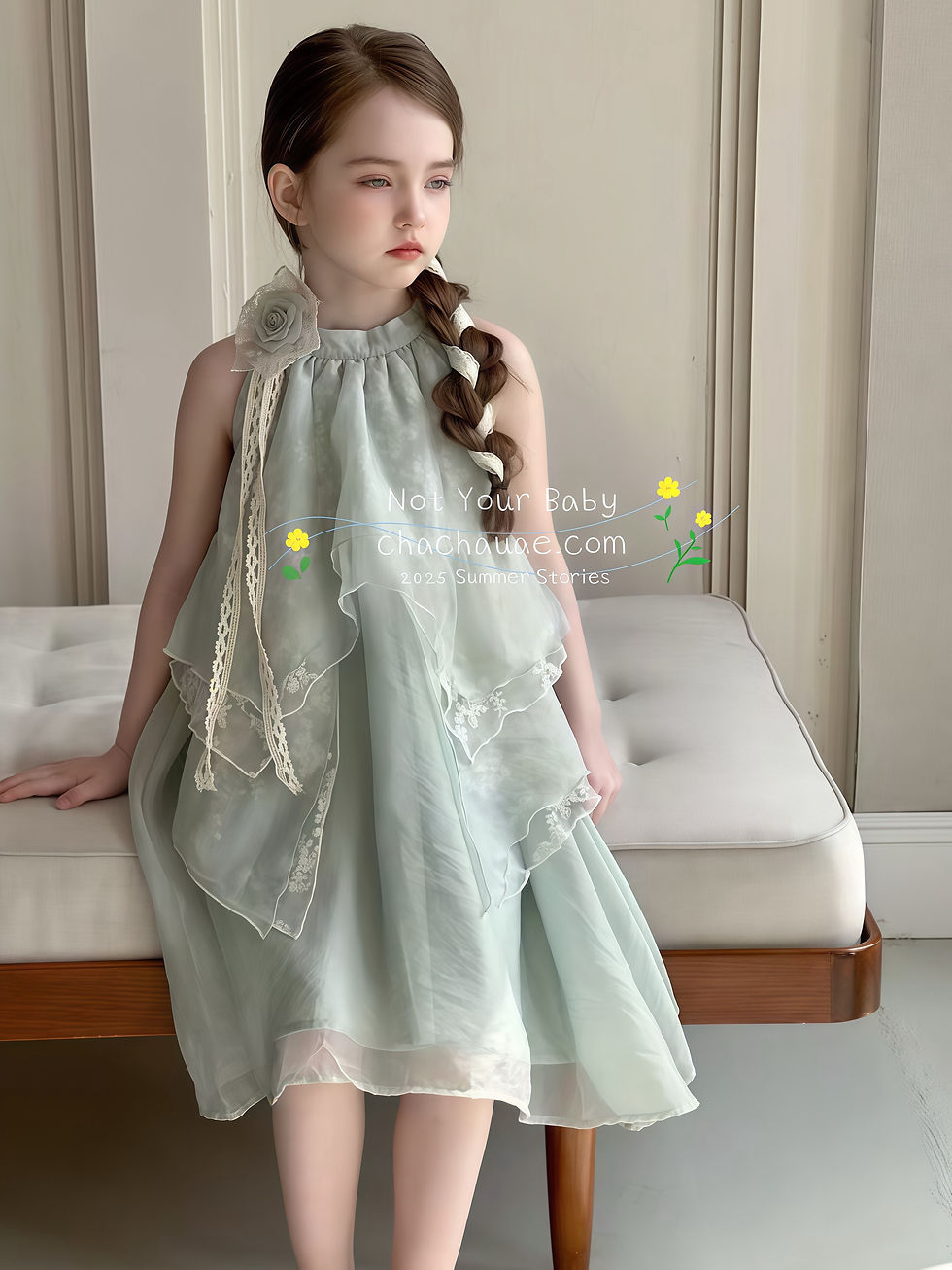 Thumbnail: MINTED SERENITY Princess Vacation Summer Dress
