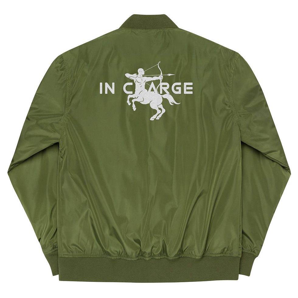 Thumbnail: IN CHARGE Premium recycled bomber jacket