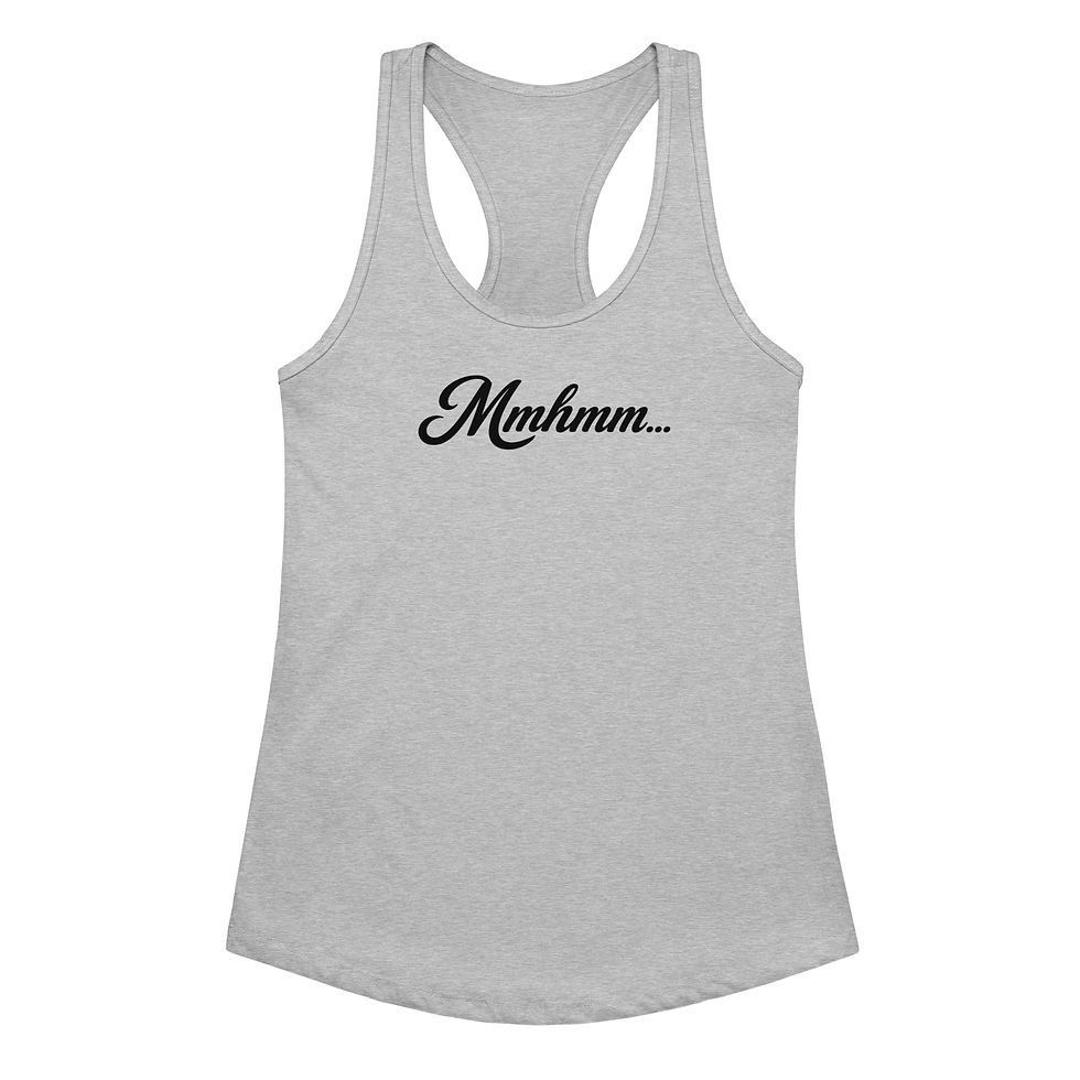 Thumbnail: MMHMM Women’s Fitted Racerback Tank Top
