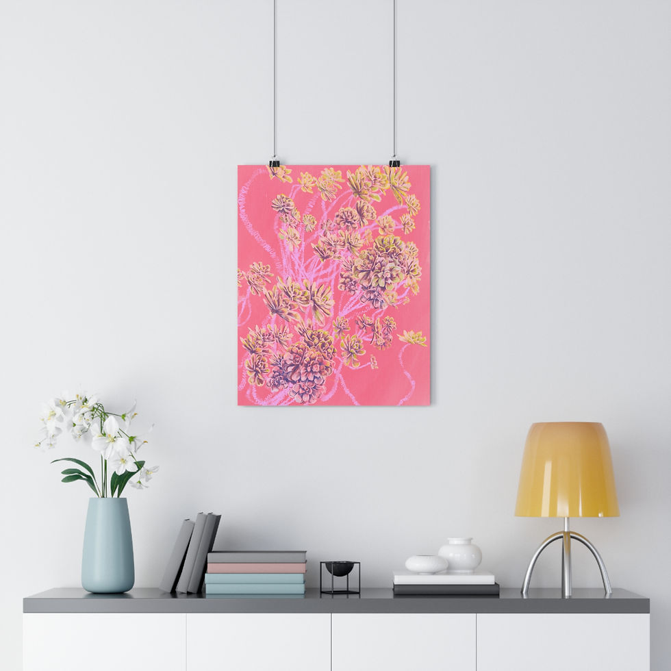 Thumbnail: Echeveria Reaching Towards the Sun Giclée Art Print 
