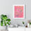 Thumbnail: Echeveria Reaching Towards The Sun Framed Vertical Poster