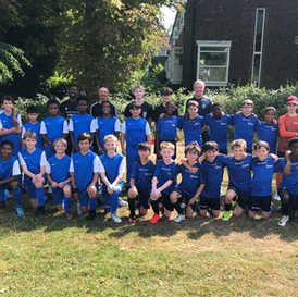 9v9 Magazine Cup Final 2025 - Teams, coaches and match officials prior to KO