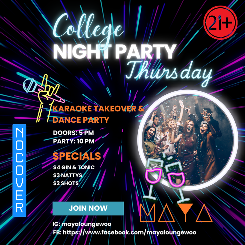 THURSDAY KARAOKE TAKEOVER & DANCE PARTY!!!