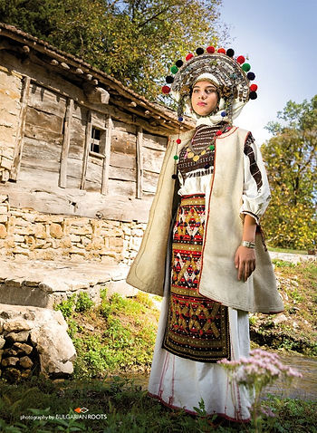 WEDDING TWO-APRON COSTUME FROM THE VILLAGE OF BRASHLYANITSA, PLEVEN REGION