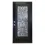 Thumbnail: 36X80 ELEGANT EXTERIOR COMPOSITE DOOR FR06C RH 36X80  ESPRESSO, OPENABLE WINDOW.