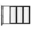 Thumbnail: 120"*80"BL4 Panels Alu Folding Doors, Folded Out from Left to Right