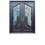 Thumbnail: Wrought Iron NFD:73 1/4"x 97"x6",LI,105,CS007,Rainstorm Glass Iron Door