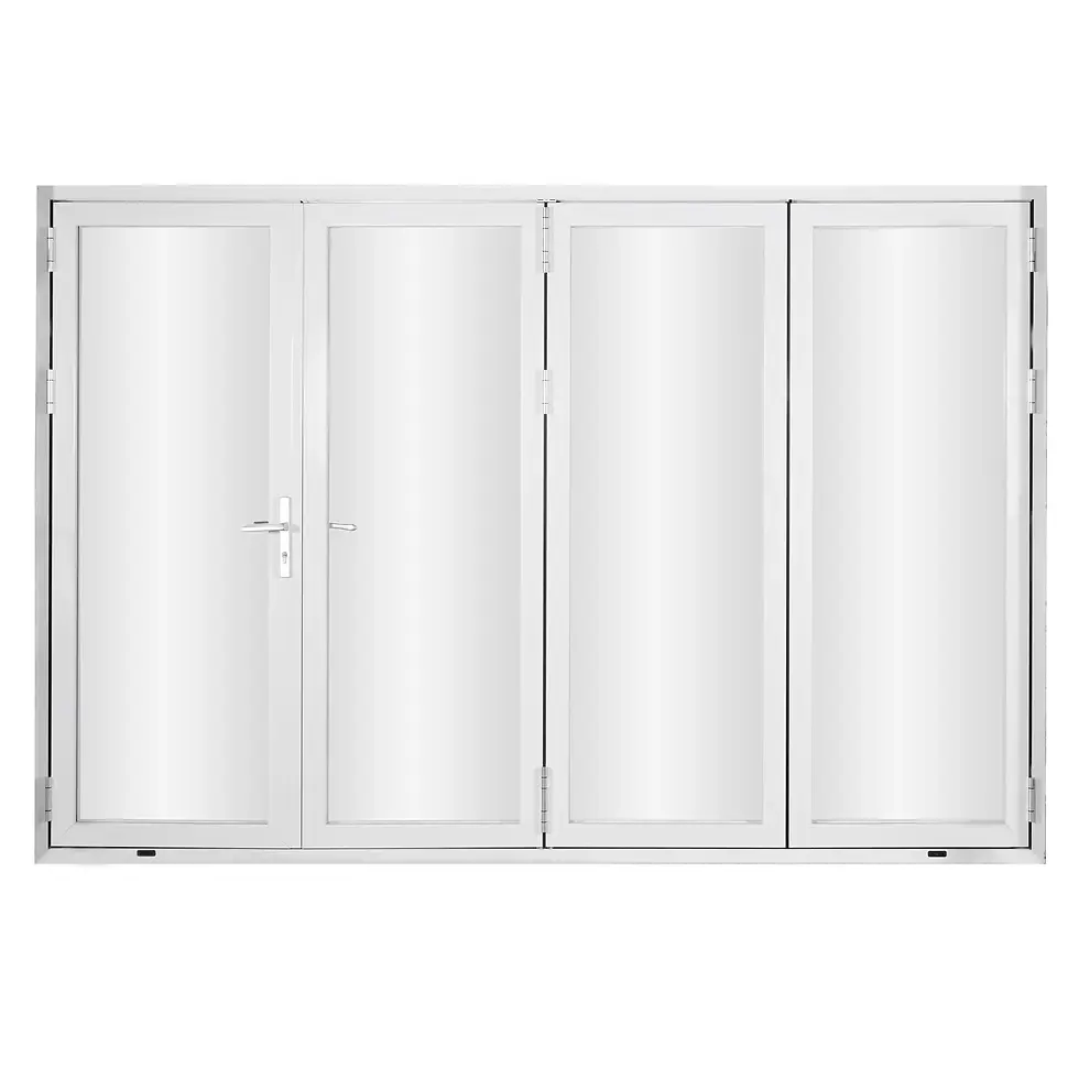 Thumbnail: 120"*96"WL4 Panels Alu Folding Doors, Folded Out from Left to Right