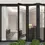 Thumbnail: 120"*96"BL4 Panels Alu Folding Doors, Folded Out from Left to Right
