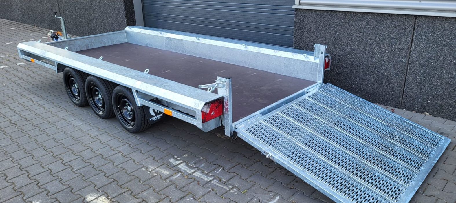 Vlemmix Plant Trailer 4m x 1.8m 3500kg Tri-Axle | OMS