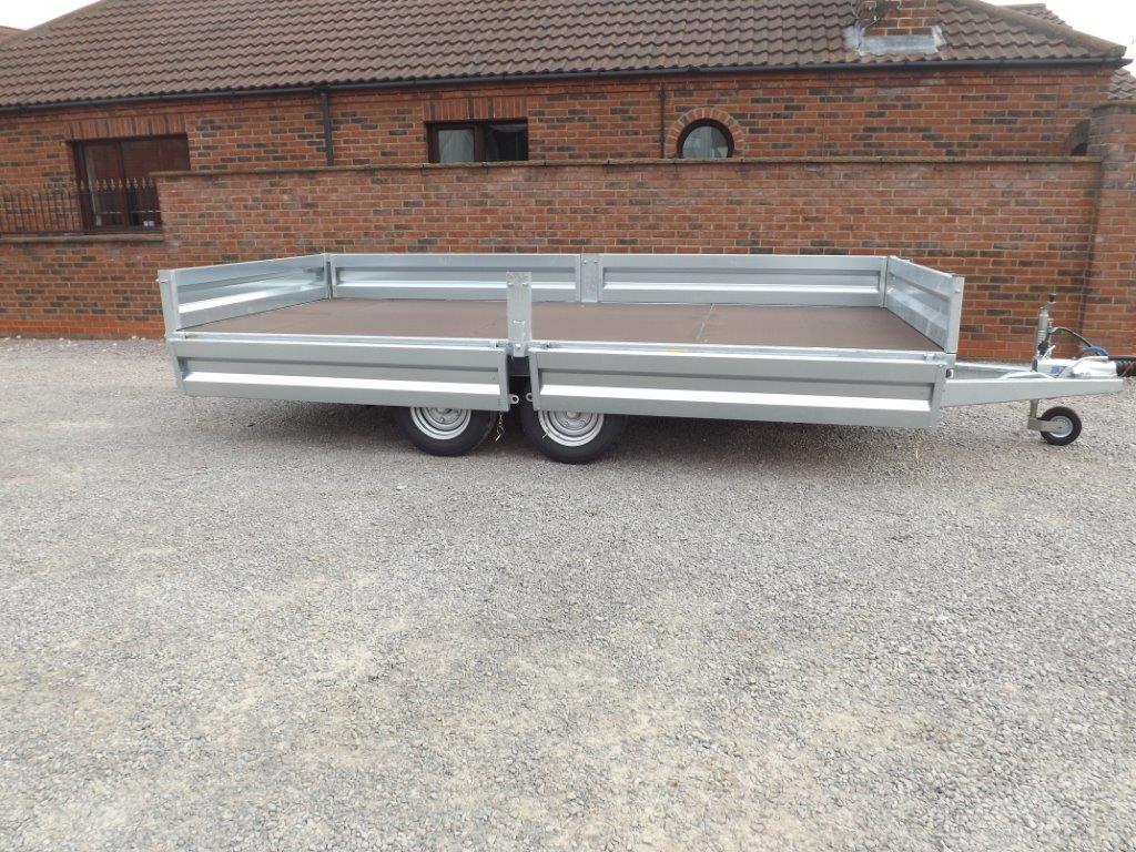 Blue Line 12ft x 6ft 6 Flatbed Trailer 3500kg | OMS Trailers