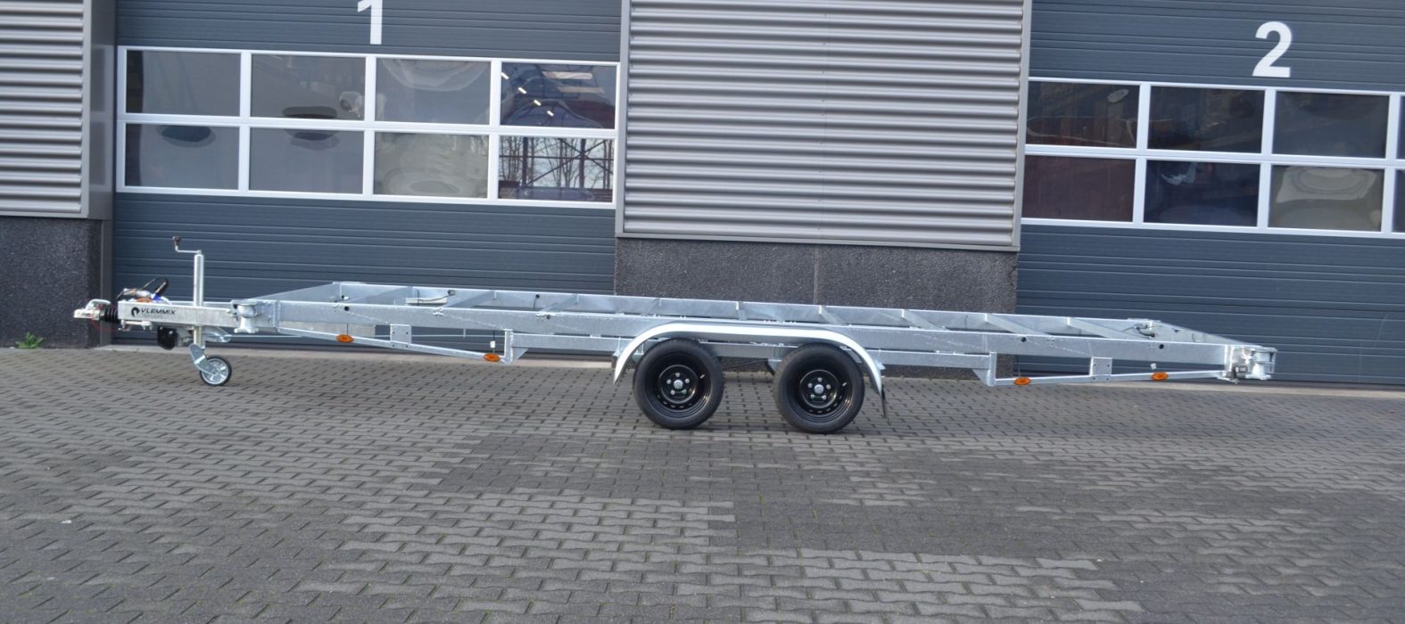 Vlemmix 10ft Container Trailer 3500kg twin axle - OMS