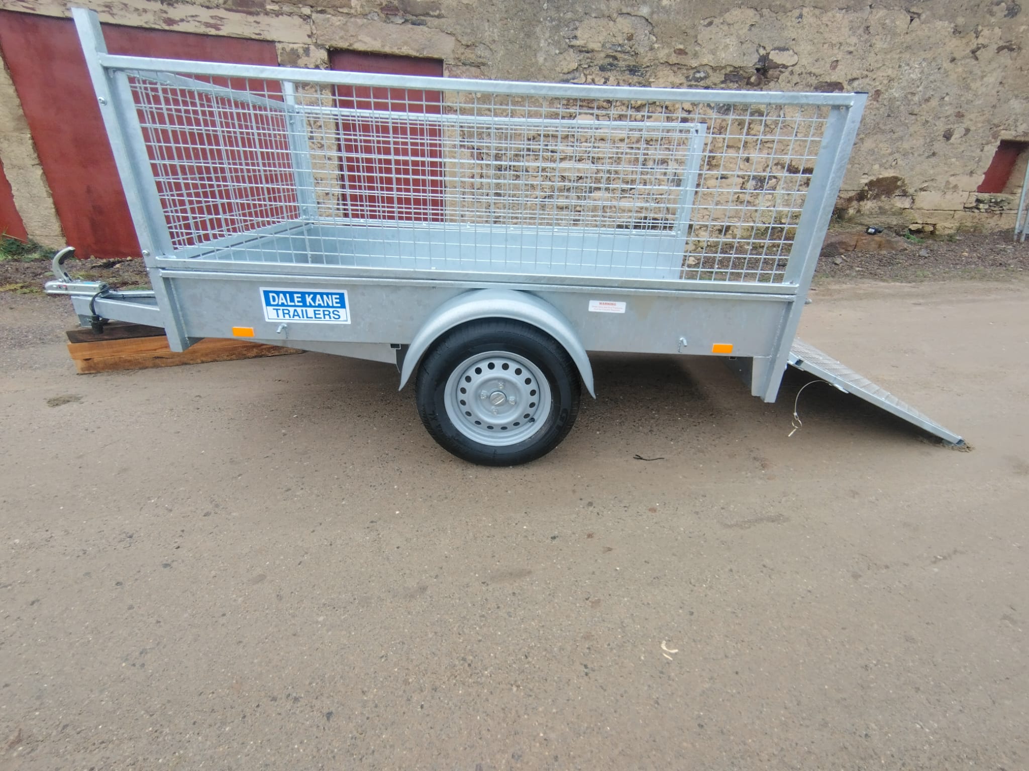 Dale Kane DBT7 Utility Trailer with Mesh Kit 750kg | OMS