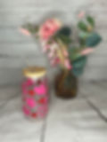 Gourde personnalisée décorée de coeurs