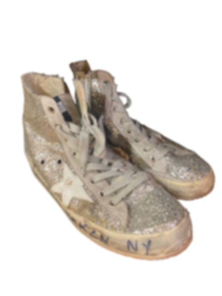 GOLDEN GOOSE Baskets à paillettes Francy