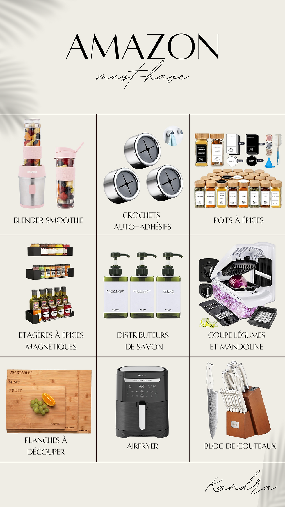 Amazon must-have spécial cuisine.