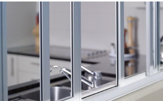 White Aluminium Double Glazed Sliding Window 1200*1210