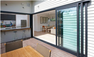 2110*1515 Black Security Sliding Doors