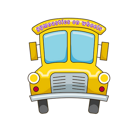 Gymnastics on Wheels Yellow Mini Bus
