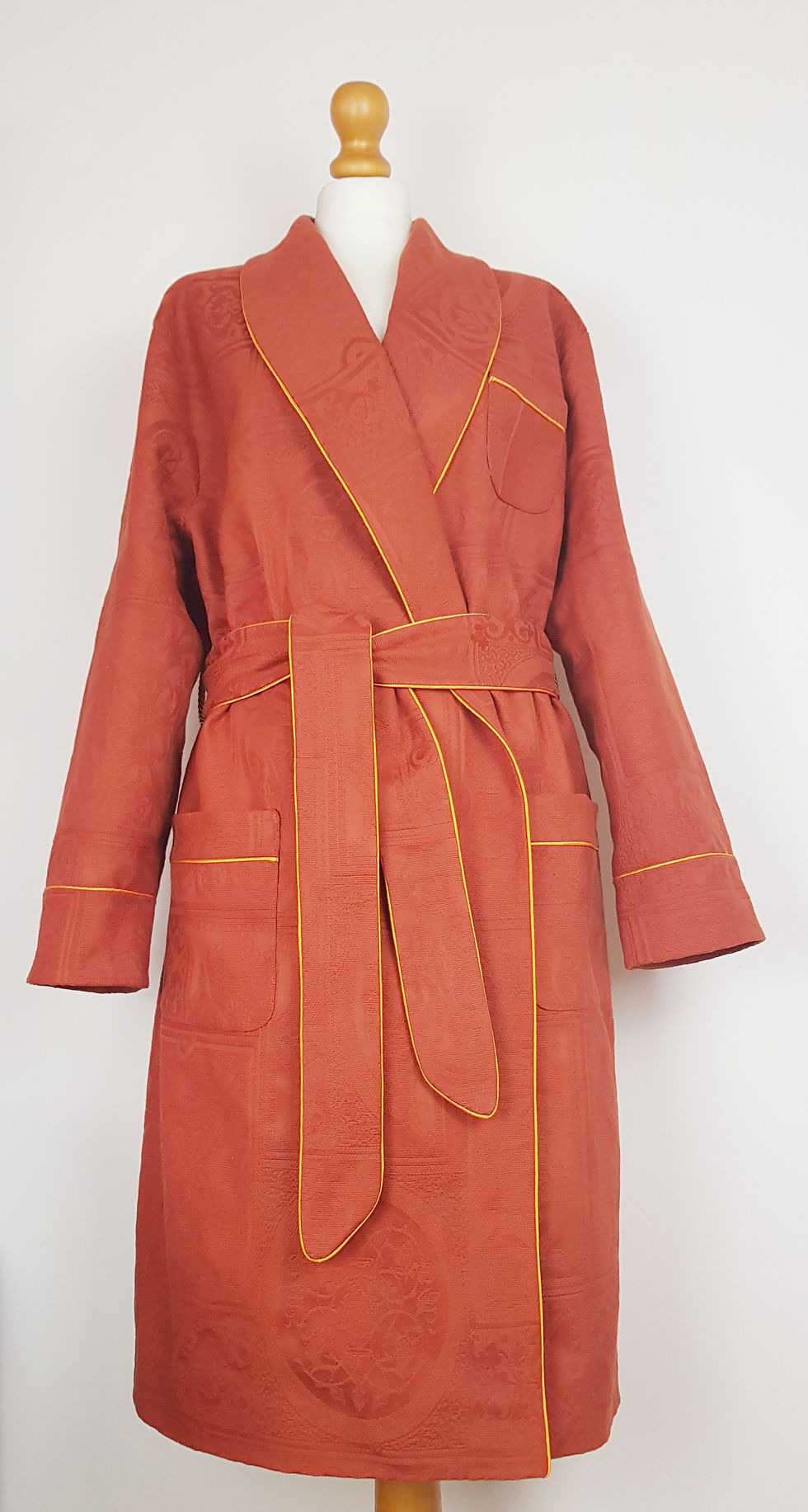 Thumbnail: Jacquard Cotton Dressing Gown