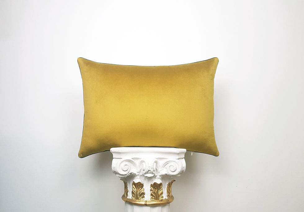 Thumbnail: Rectangular Cushion/Gold Cushion/Velvet Cushion/Gold Velvet Cushion/Handmade Cushion/Silk Cushion/Luxury Cushion/Livingroom