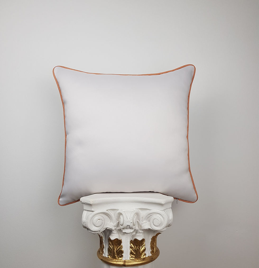 Thumbnail: Square Cushion/Floral Cushion/Silk Cushion/Luxury Cushion/Wedding Cushion/Jacquard Cushion/Handmade Cushion/White Cushion