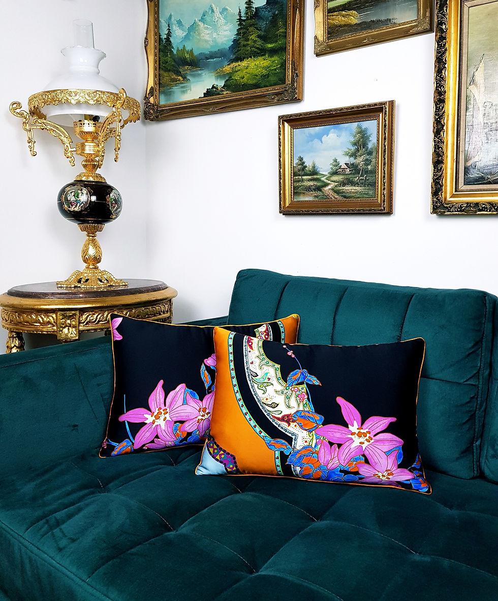 Thumbnail: Silk Floral Cushions