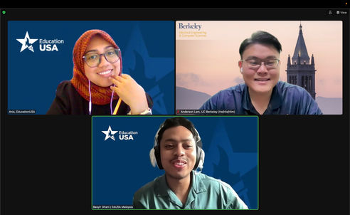 Anderson Lam sharing on EducationUSA Pre-Departure Orientation 2023