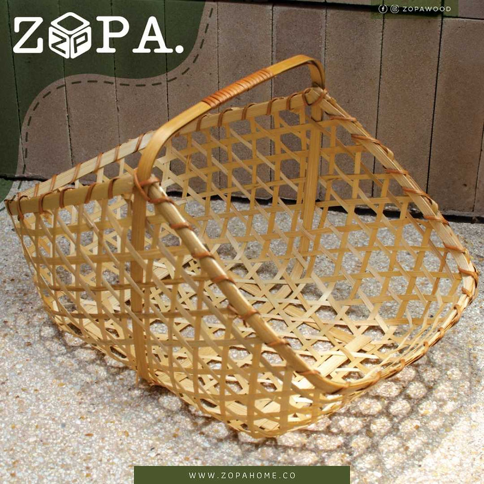 ภาพขนาดย่อ: ตะกร้าไผ่-XL bamboo basket-XL