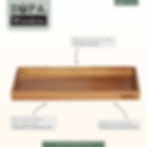 ภาพขนาดย่อ: NT415 ถาดกาแฟ Woodem Coffee tray