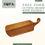 ภาพขนาดย่อ: เขียงฟรีฟอร์มมีด้าม 01 Free form cutting board with handle - 1