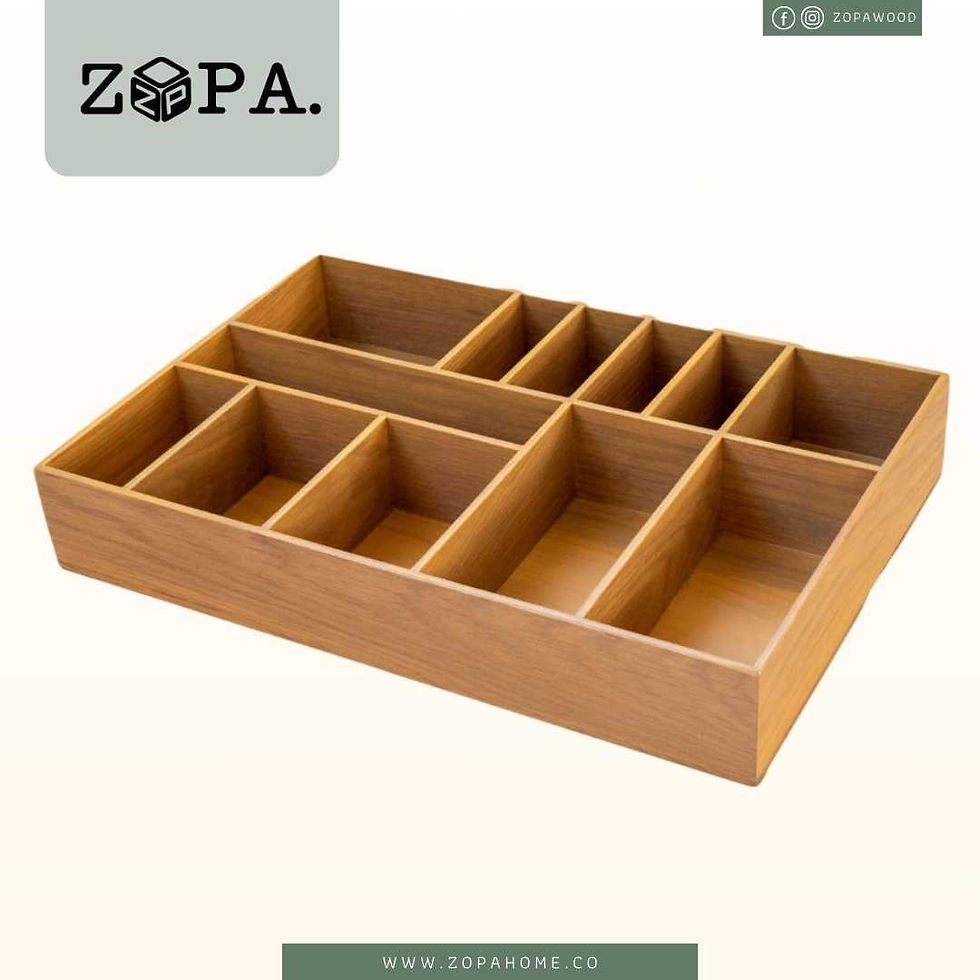 ภาพขนาดย่อ: NT426 ที่ใส่ของไม้โอ๊ค I Oak organizer box