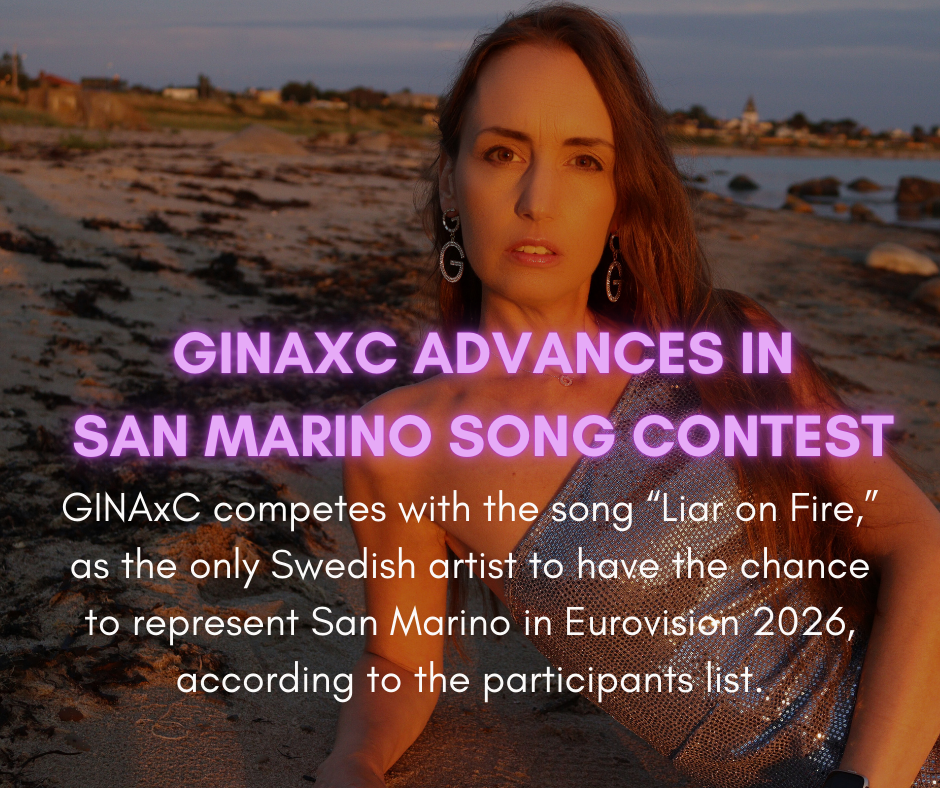Swedish GINAxC advances in San Marino Song Contest 2026