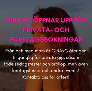 GINAxC – Nu öppnar jag bokningar för 2026