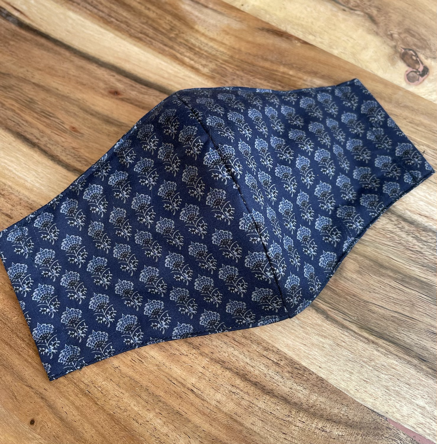 Blue Royal Patterned Mask