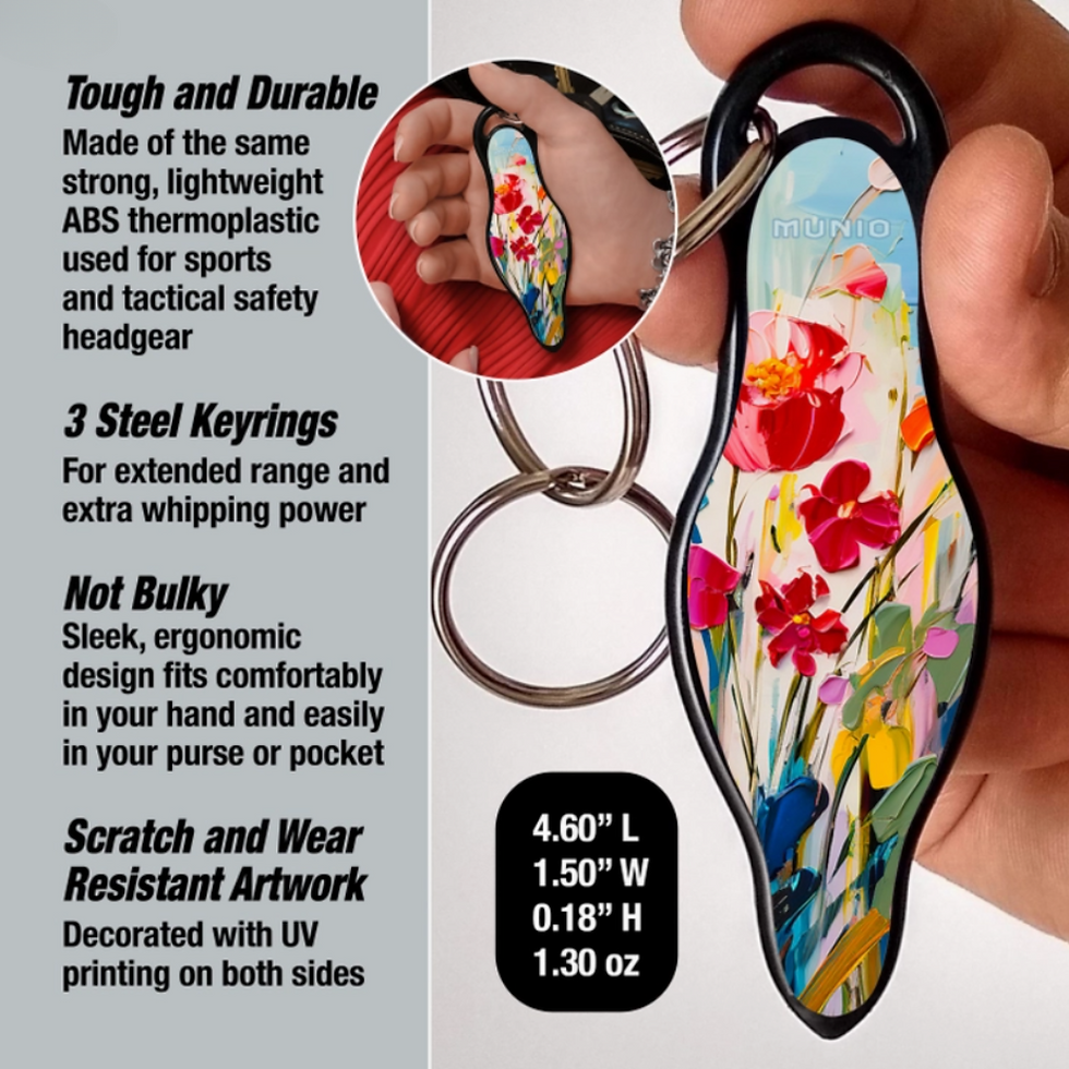 Thumbnail: Self-Defense Keychain-Painted Bloom