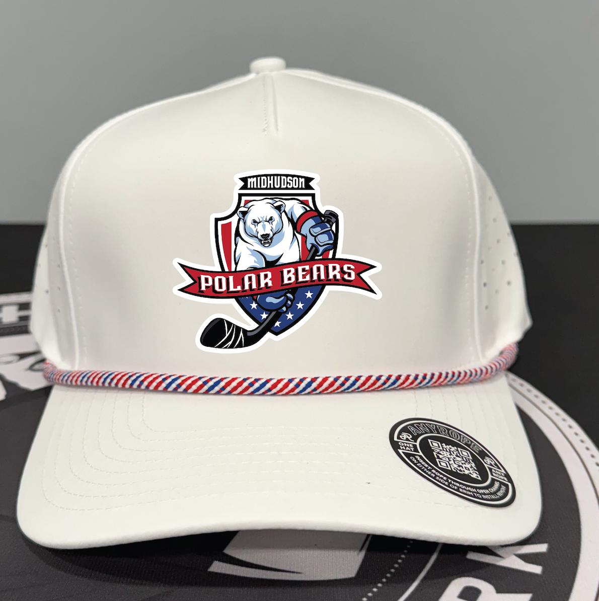 Mid Hudson Polar Bears Hat - WHITE