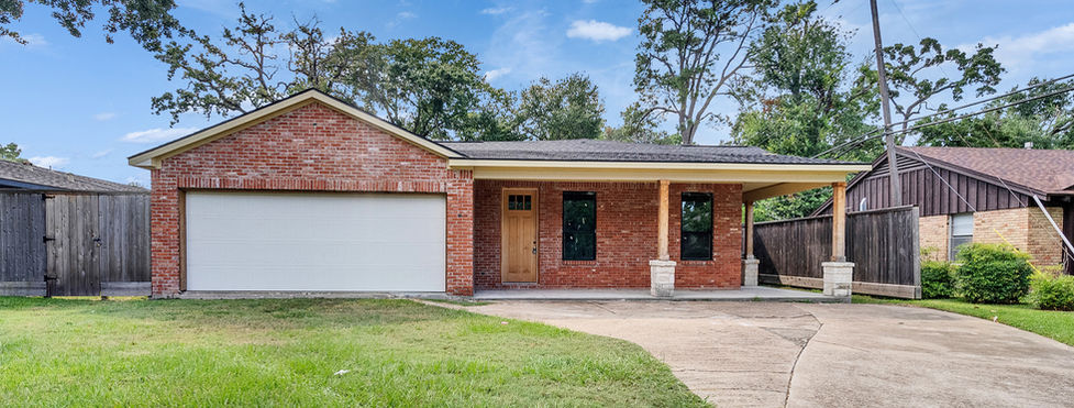 1423 Conrad Sauer, Houston - front of the house curbside view