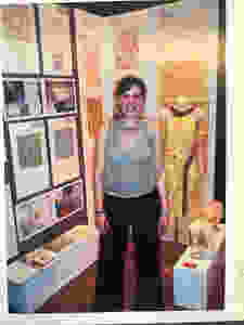 Lyndal finishing RMIT Textile Design degree 2003
