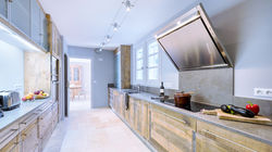 villa coeur cigale provence modern kitchen