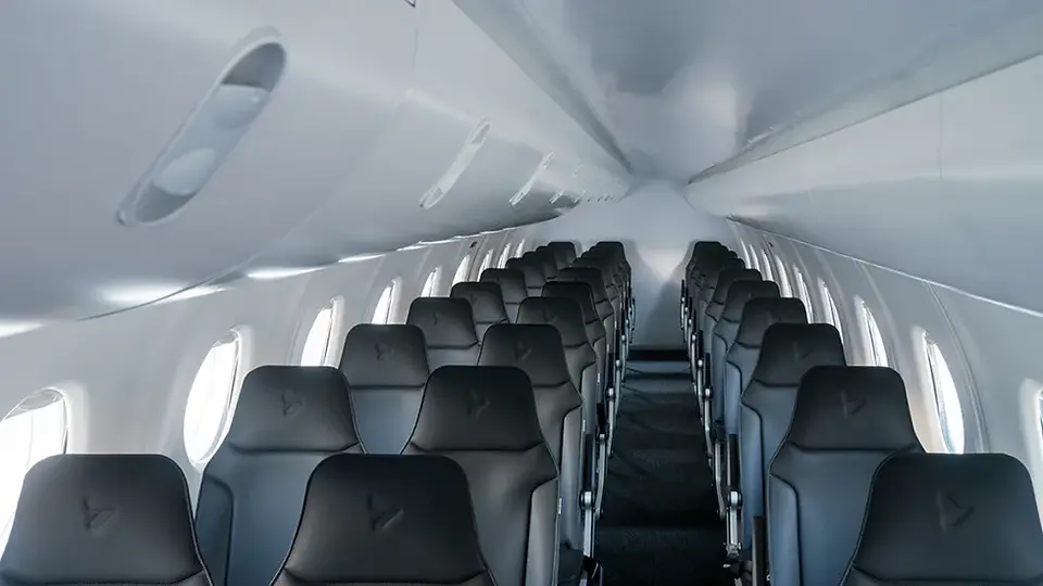Heart X1 aircraft passenger cabin
